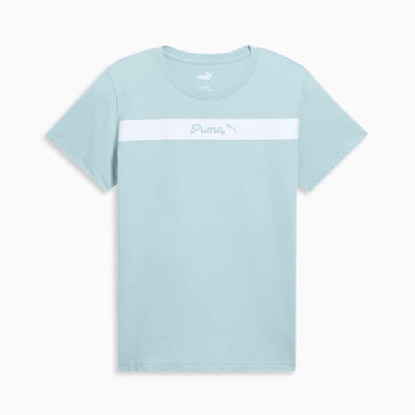 PUMA Upfront Line Women's Tee, Modern Mint, extralarge