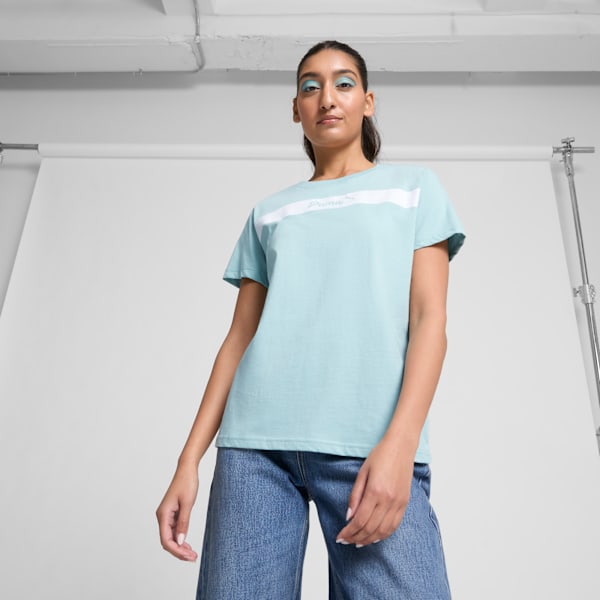 Upfront Women's Tee, Modern Mint, extralarge