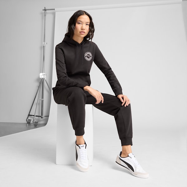 Chandail à capuchon GRAPHICS Emblem Femme, PUMA Black, extralarge