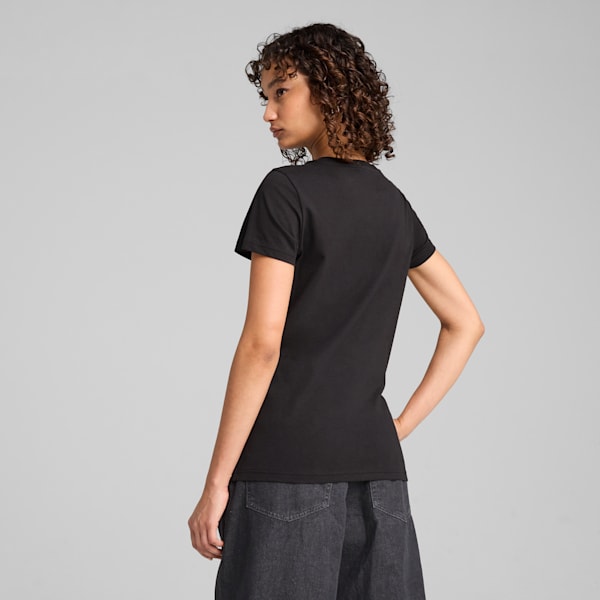 Camiseta GRAPHICS con montaña para mujer, PUMA Black, extralarge