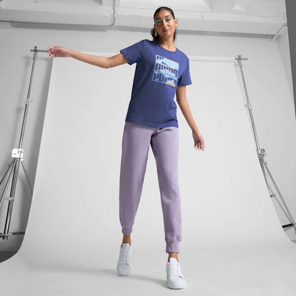 GRAPHICS Mountain Women's Tee, Blue Crystal, extralarge