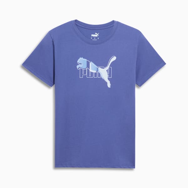 Essentials Logo Lab Women's Tee, Blue Crystal, extralarge