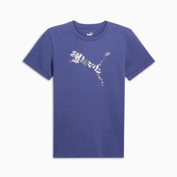 GRAPHICS Floral Women's Tee, Blue Crystal, extralarge