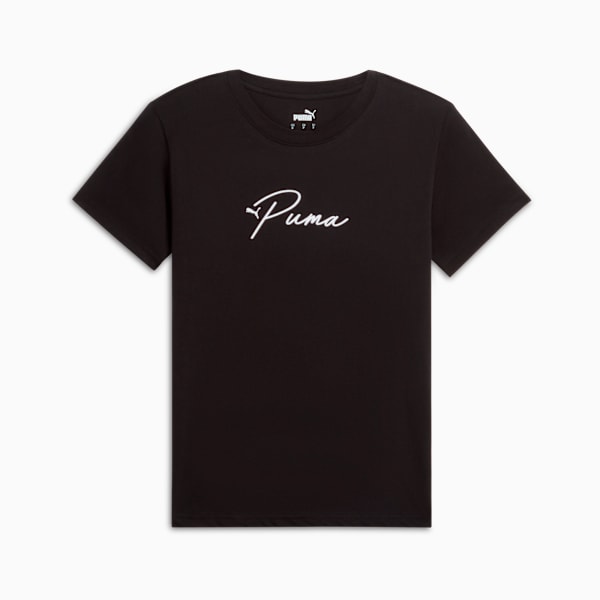 T-shirt GRAPHICS Script Femme, PUMA Black, extralarge