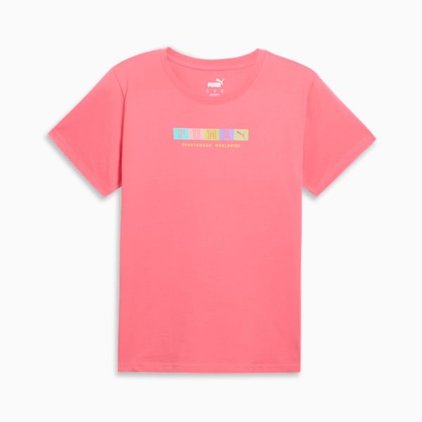 GRAPHICS Block Letters Women's Tee, Peach Frost, extralarge