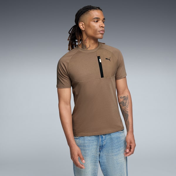PUMATECH Men's Tee, Totally Taupe, extralarge