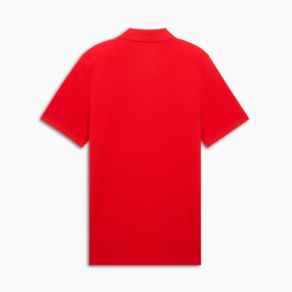 Essentials Small PUMA Logo Pique Polo US Men, For All Time Red, extralarge