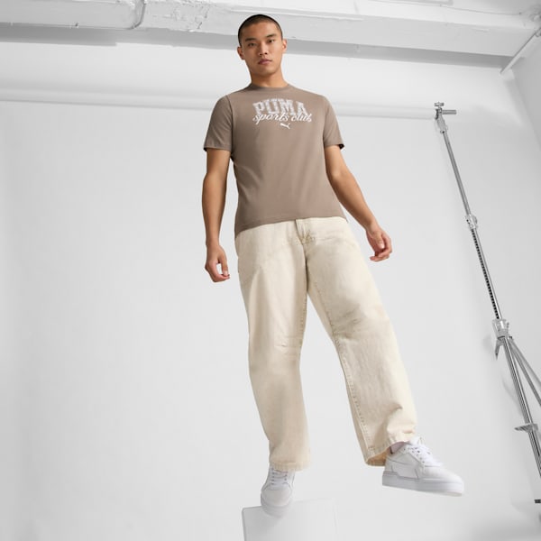 Camiseta estampada para hombre PUMA CLASS, Totally Taupe, extralarge