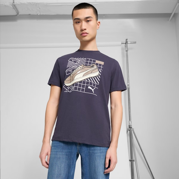 GRAPHICS Sneakers Men's Tee, New Navy, extralarge