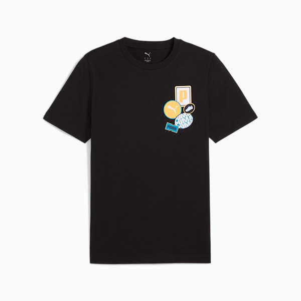 GRAPHICS Icon Tee US Men, PUMA Black, extralarge