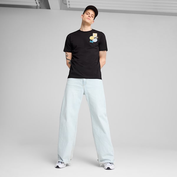 GRAPHICS Icon Tee US Men, PUMA Black, extralarge