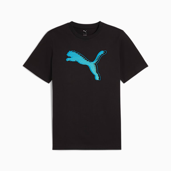 T-shirt graphique avec logo PUMA Homme, PUMA Black, extralarge
