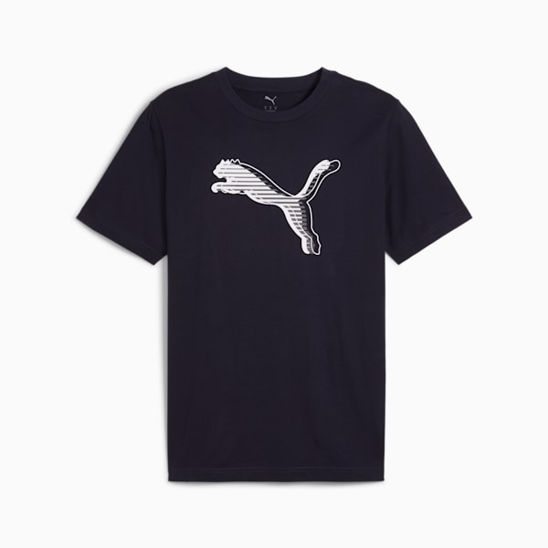 GRAPHICS PUMA Logo Men's Tee, New Navy, extralarge