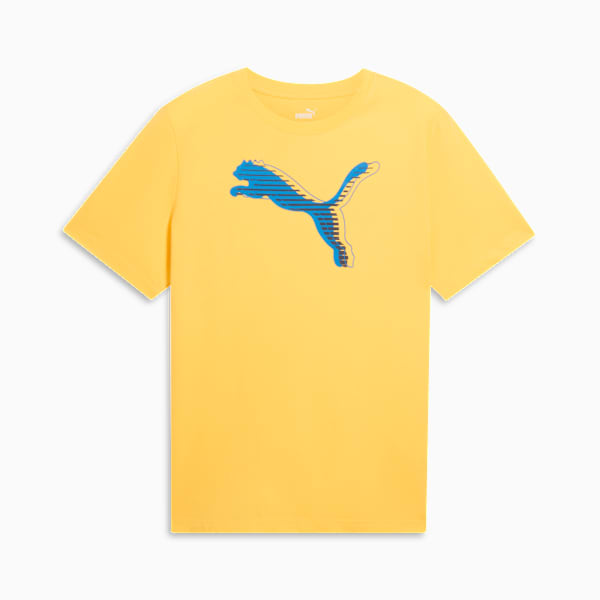 T-shirt graphique avec logo PUMA Homme, Sunny Yellow, extralarge