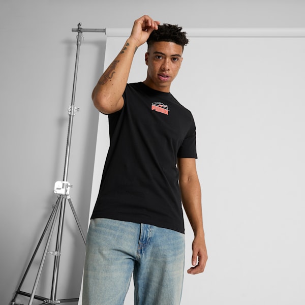GRAPHICS Shoe Men's Tee, PUMA Black, extralarge