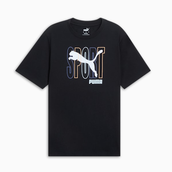 PUMA SPORT Men's Tee, PUMA Black, extralarge
