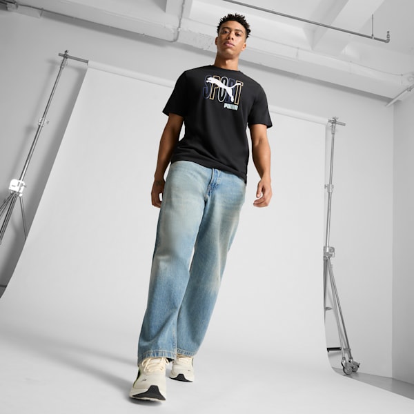 PUMA SPORT Men's Tee, PUMA Black, extralarge
