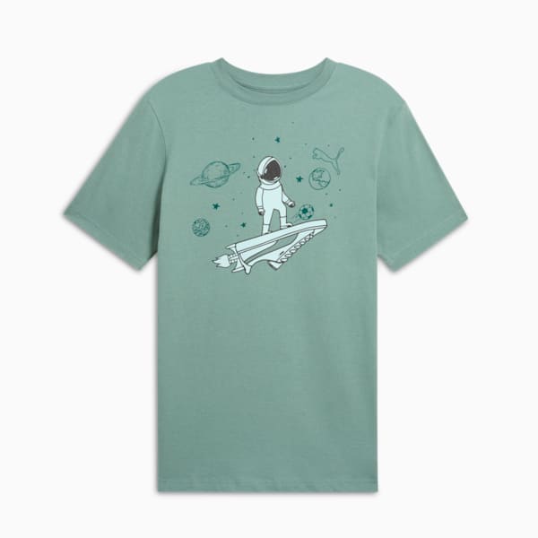 Playera para hombre GRAPHICS Space, Green Moon, extralarge