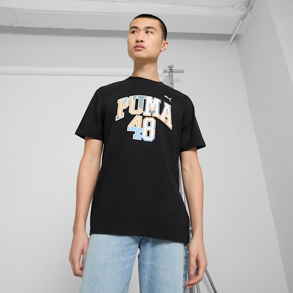 GRAPHICS Varsity Men's Tee, PUMA Black, extralarge