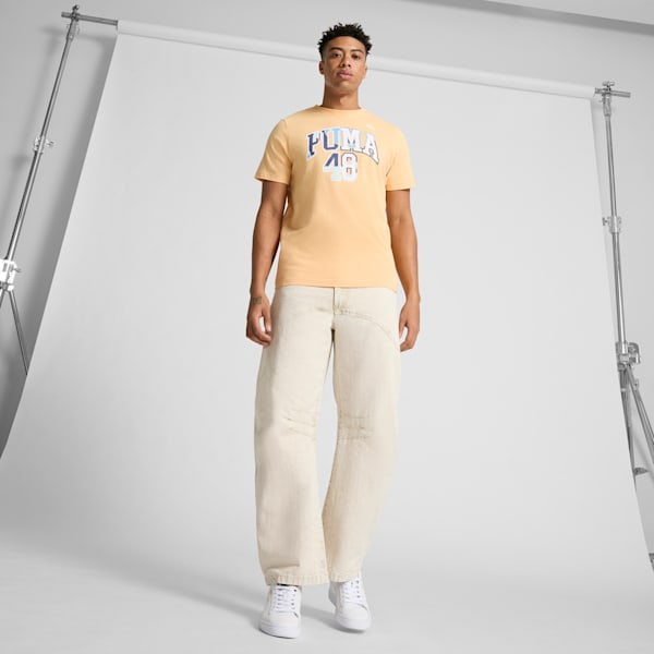 Camiseta GRAPHICS universitaria para hombre, Almost Apricot, extralarge