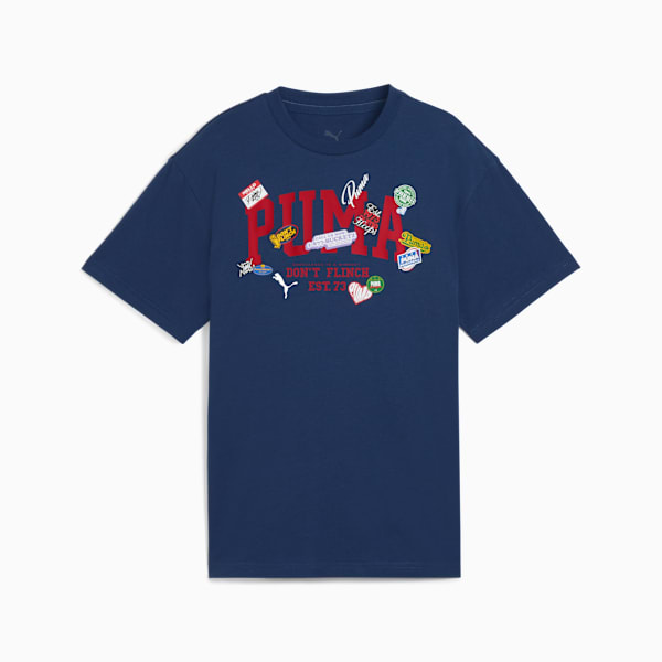 HOOPERHOTLINE Tee Youth, Persian Blue, extralarge