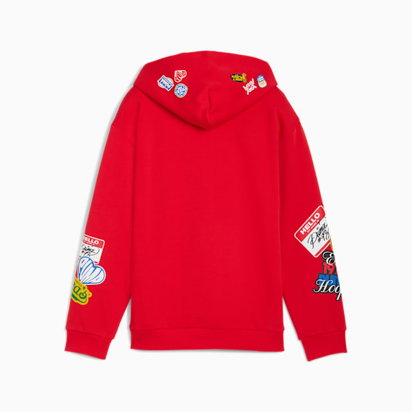 HooperHotline Hoodie Youth, For All Time Red, extralarge
