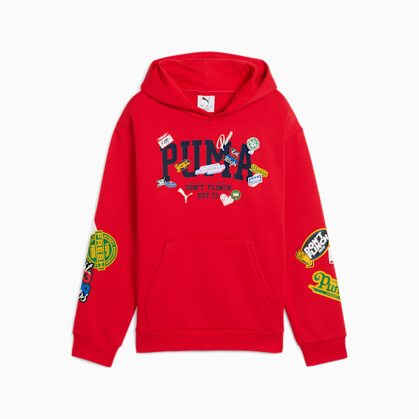 HooperHotline Hoodie Youth, For All Time Red, extralarge