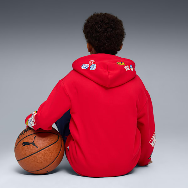 HooperHotline Hoodie Youth, For All Time Red, extralarge