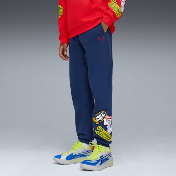 HooperHotline Sweatpants Youth, Persian Blue, extralarge