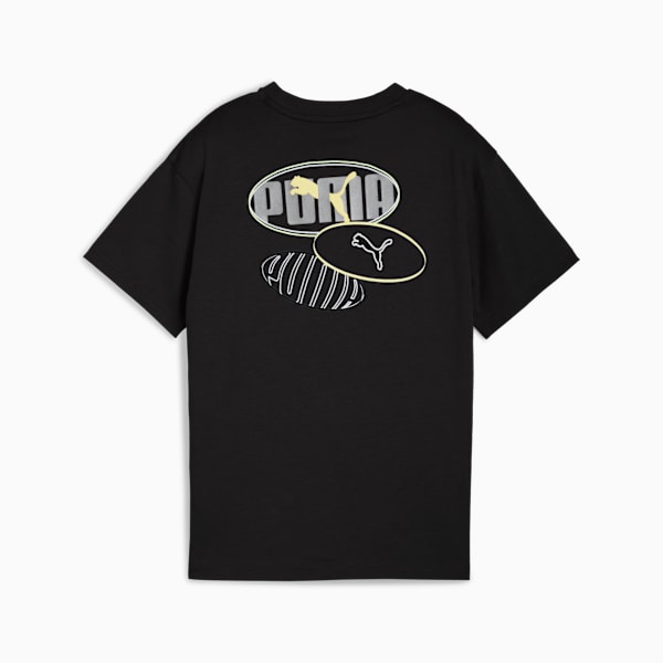 Essentials Logo Lab Relaxed Tee Youth, PUMA Black, extralarge