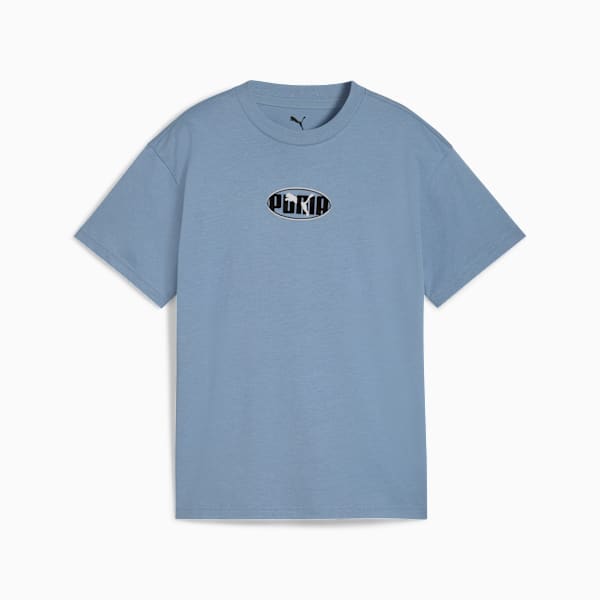 Essentials Logo Lab Relaxed Tee Youth, Cool Blue, extralarge