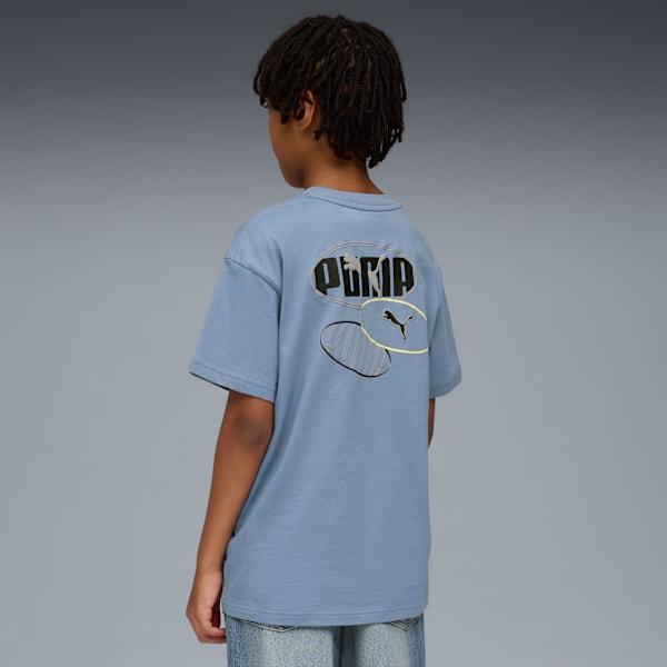 Essentials Logo Lab Relaxed Tee Youth, Cool Blue, extralarge