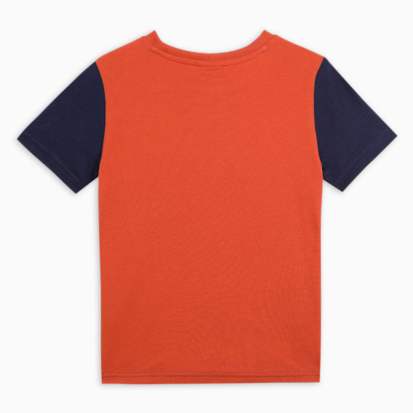 Essentials Boys Colorblock Tee, Red Fire, extralarge-IND