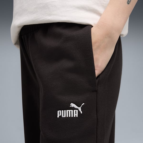Essentials Small No. 1 Logo Comfort Straight Pants Women, PUMA Black, extralarge