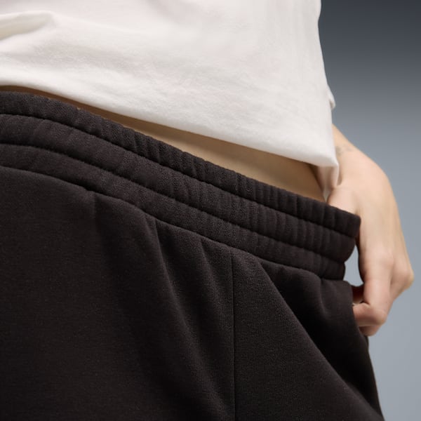 Essentials Small No. 1 Logo Comfort Straight Pants Women, PUMA Black, extralarge