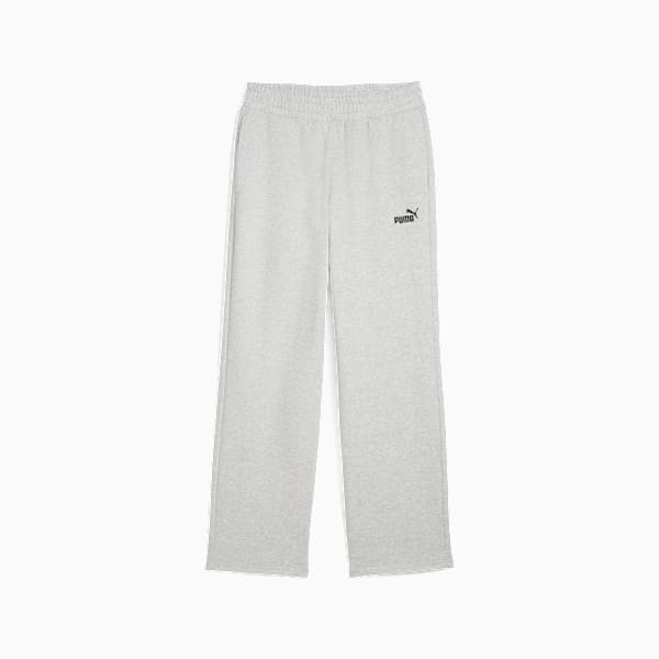 Essentials Small No. 1 Logo Comfort Straight Pants Women, Light Gray Heather, extralarge