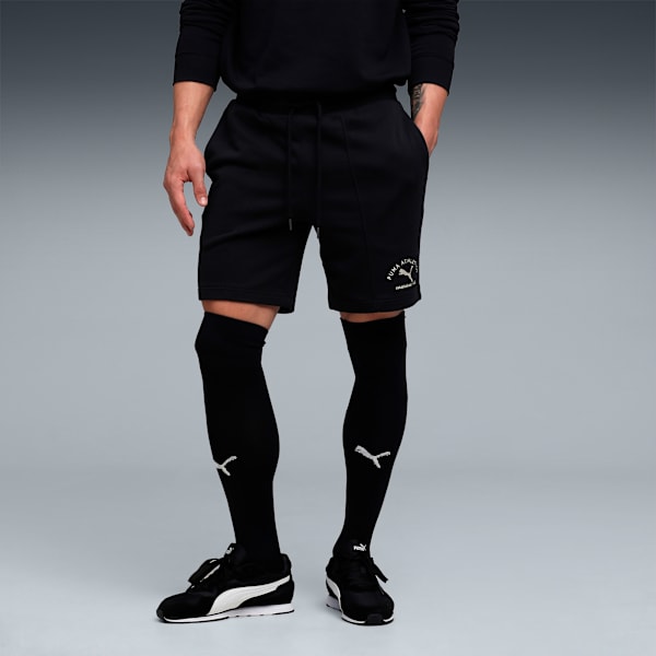 PUMA CLASS Men’s Pintuck Cotton Shorts, PUMA Black, extralarge-IND