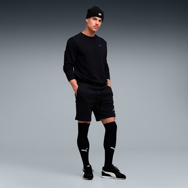 PUMA CLASS Men’s Pintuck Cotton Shorts, PUMA Black, extralarge-IND