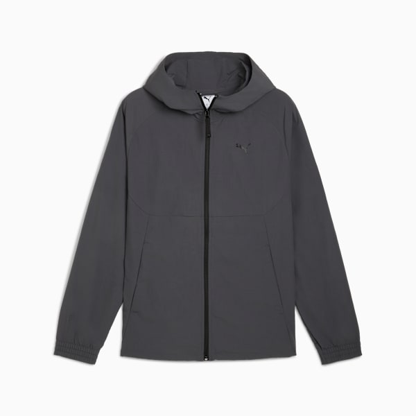 PUMATECH Men's Lightweight Hooded Jacket, Dusky Gray, extralarge-IND