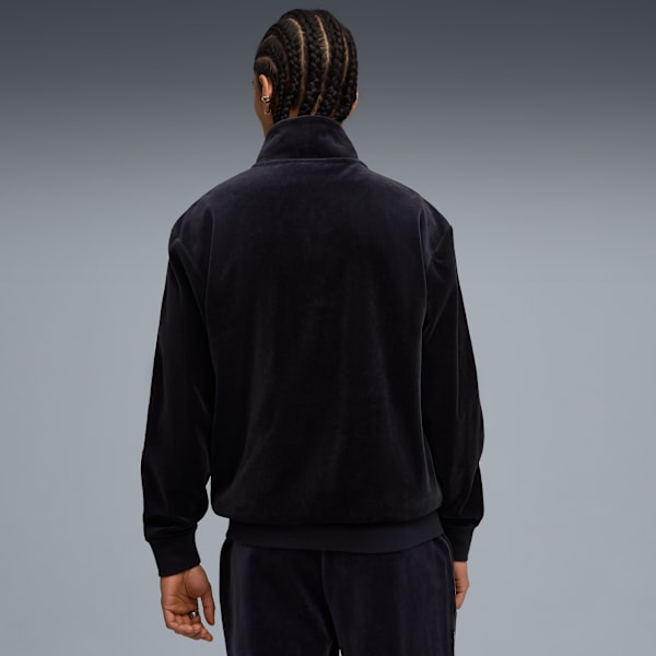 Essentials Elevated Velour Track Jacket Men, New Navy, extralarge-GBR