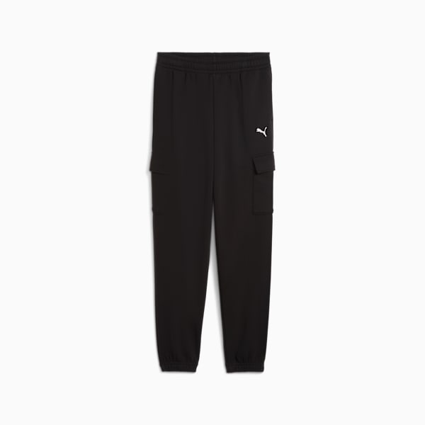 Essentials Relaxed Cargo Pants Youth, PUMA Black, extralarge