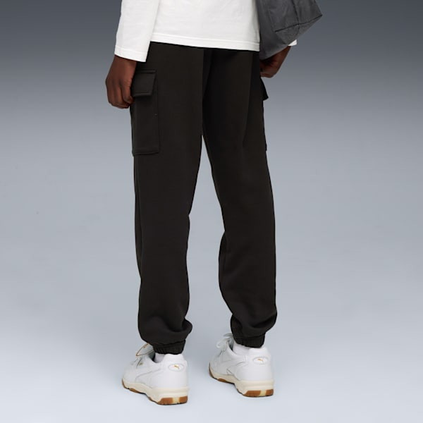 Essentials Relaxed Cargo Pants Youth, PUMA Black, extralarge
