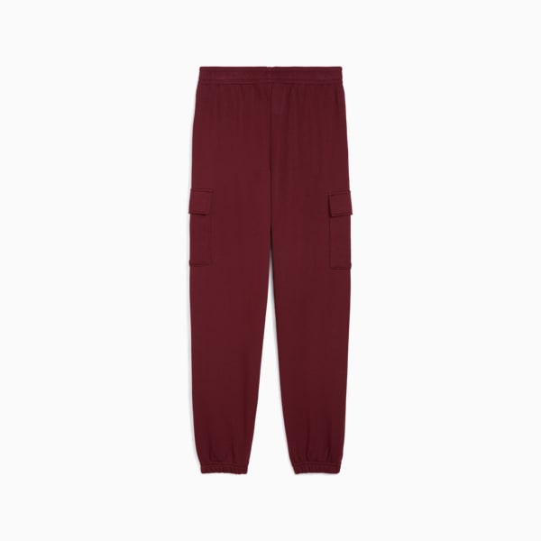 Essentials Relaxed Cargo Pants Youth, Ruby Shimmer, extralarge