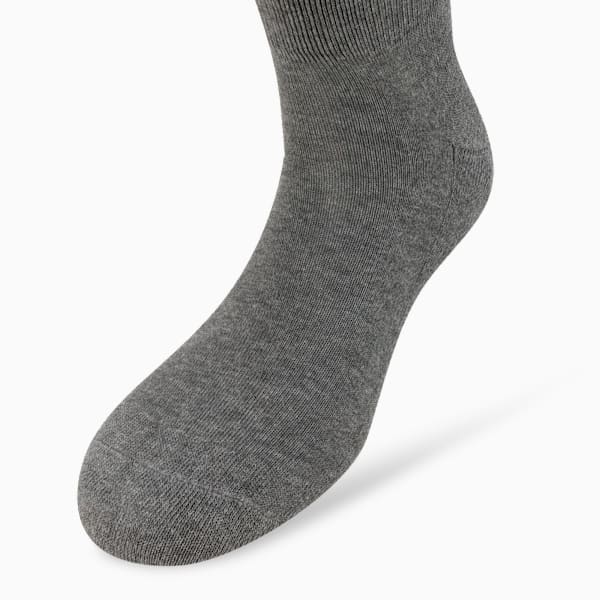 Half Terry Ankle-Length Socks Pack of 3, PUMA Black-Charcoal Gray-Dark Gray Heather, extralarge-IND