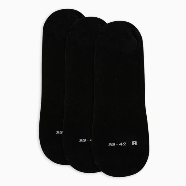 Footie Socks Pack of 3, PUMA Black-PUMA Black-PUMA Black, extralarge-IND
