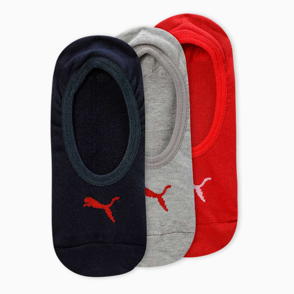 Footie Socks Pack of 3, PUMA Navy, extralarge-IND