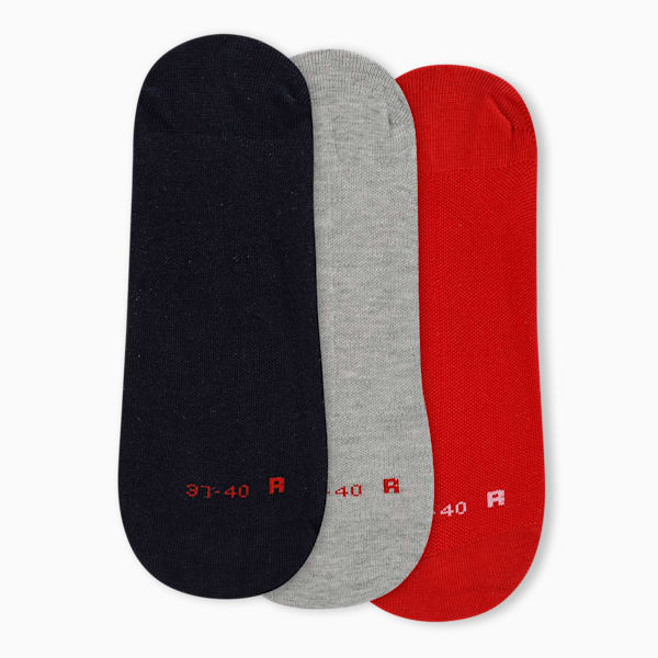 Footie Socks Pack of 3, PUMA Navy, extralarge-IND