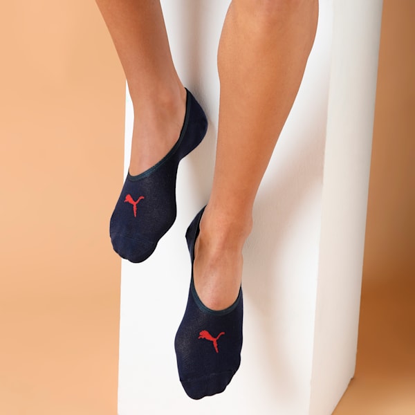Footie Socks Pack of 3, PUMA Navy, extralarge-IND