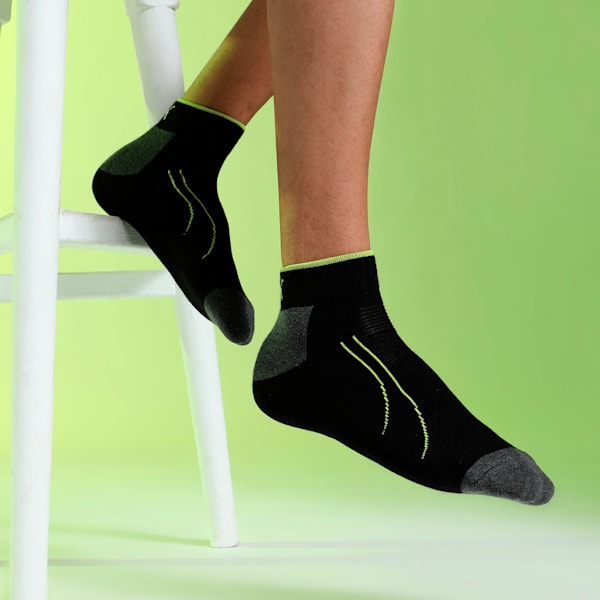 Performance Train Quarter Socks Pack of 2, PUMA Black-Medium Gray Heather, extralarge-IND
