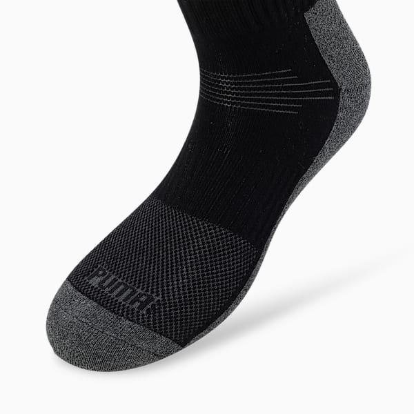 Multi-Sport Quarter Socks Pack of 2, Medium Gray Heather, extralarge-IND